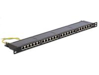 DeLOCK 19" patchpaneel 24 Port Cat.6 0.5 U patchpaneel