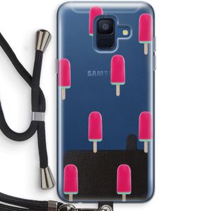 Waterijsje: Samsung Galaxy A6 (2018) Transparant Hoesje met koord