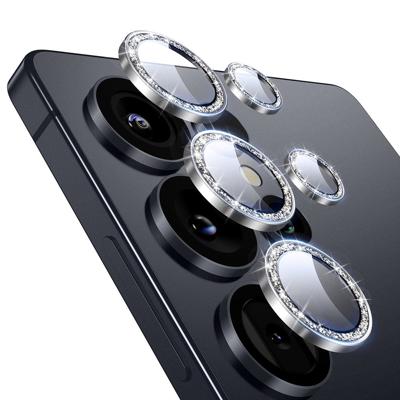 Galaxy S25 Ultra Armorite Camera Lens Protectors - Glitter Silver