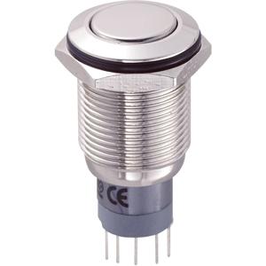 TRU COMPONENTS 701978 LAS2GQF-11Z/N/P Vandalismebestendige drukschakelaar 250 V/AC 3 A 1x aan/aan Continu 1 stuk(s)