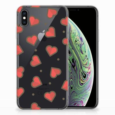 Apple iPhone Xs Max | TPU bumper | Hearts