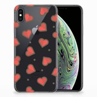 Apple iPhone Xs Max | TPU bumper | Hearts