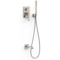 Regendouche set Tres Slim | Inbouw | Mengkraan | 2-weg | Vierkant | RVS look