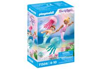 Playmobil Princess Magic Meermaagd-kinderen met kwellen 71504 - thumbnail