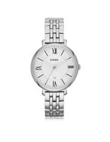 Fossil Dames Jacqueline Three-Hand Day-Date roestvrij stalen horloge ES3433