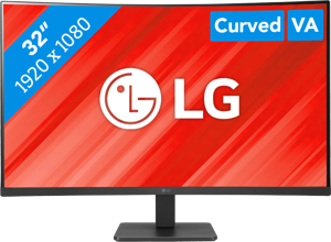 LG 32MR50C-B computer monitor 80 cm (31.5") 1920 x 1080 Pixels Full HD LCD Zwart