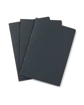 HEMA Schriften A5 Gelinieerd Zwart - 3 Stuks