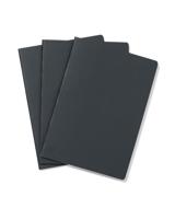 HEMA Schriften A5 Gelinieerd Zwart - 3 Stuks