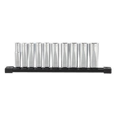 Milwaukee Accessoires Doppenset 3/8” lang (10-delig) - 4932492509