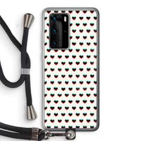 Hartjes: Huawei P40 Pro Transparant Hoesje met koord
