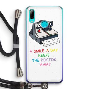 Smile: Huawei P Smart (2019) Transparant Hoesje met koord