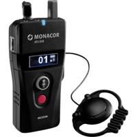 Monacor ATS-80R Microfoonontvanger Hand Zendmethode:Digitaal Incl. klem Hoofdtelefoon (3.5 mm jackplug) Digitaal