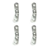 Hoeksteun EDM 86091 an24 Roestvrij staal 5 x 5 x 1,6 cm 4 Stuks