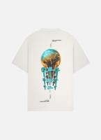 Off The Pitch World Loose Fit T-Shirt Heren Gebroken Wit - Maat XS - Kleur: Gebroken Wit | Soccerfanshop