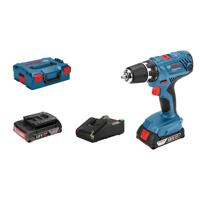 Bosch Professional GSR 18V-21 Accu Schroefboormachine 18V 2.0Ah in L-Boxx - 06019H1008