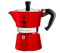 Rood Bialetti Moka Espress Koffiezetapparaat