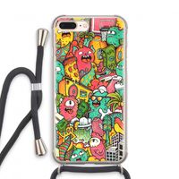 Vexx City: iPhone 7 PLUS Transparant Hoesje met koord