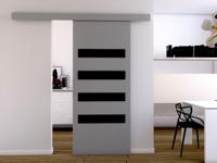 Schuifdeur CLAUDINE 86 cm grijs