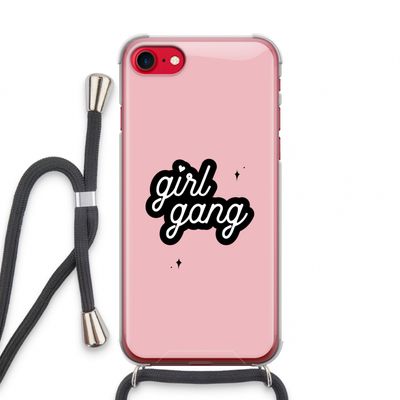 Girl Gang: iPhone SE 2020 Transparant Hoesje met koord