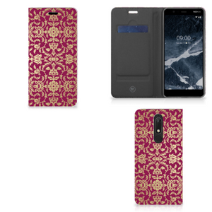 Telefoon Hoesje Nokia 5.1 (2018) Barok Pink