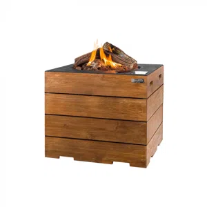 Cocoon vuurtafel Teak L&D vierkant - zwart
- Happy Cocooning 
- Kleur: Hout , Zwart  
- Afmeting: 76 cm x 67 cm x 76 cm