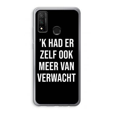 Meer verwacht - Zwart: Huawei P Smart (2020) Transparant Hoesje