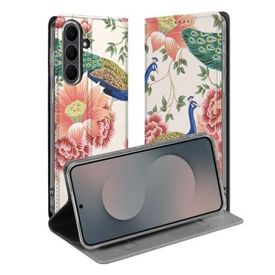 Bookcase Samsung Galaxy S25 FE Pink Peacock