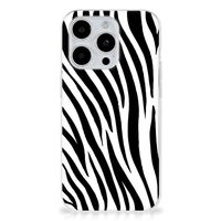 iPhone 15 Pro TPU Hoesje Zebra