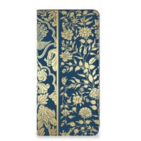 OPPO A17 Smart Cover Beige Flowers