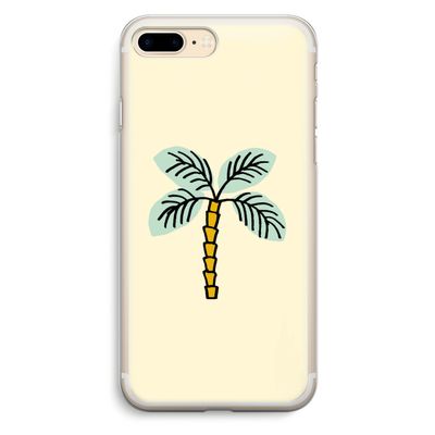 Palmboom: iPhone 7 Plus Transparant Hoesje