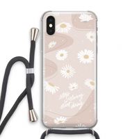 Daydreaming becomes reality: iPhone X Transparant Hoesje met koord