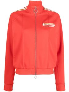 Rabanne veste de sport à patch logo - Rouge