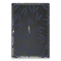 Lenovo Tab 10 | Tab 2 A10-30 | Siliconen hoesje | Leaves Blue
