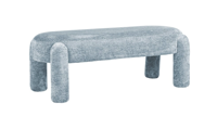 Bench Holly Light Blue Chenille