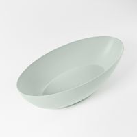 Vrijstaand bad Mondiaz Float | 170x80 cm | Solid surface | Ovaal | Greey