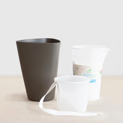Zelfwaterende plantenpot - Basel - Taupe - P12