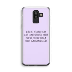 Regenboog: Samsung Galaxy J8 (2018) Transparant Hoesje