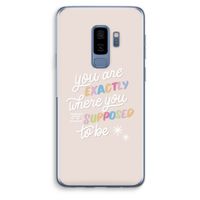 Right Place: Samsung Galaxy S9 Plus Transparant Hoesje