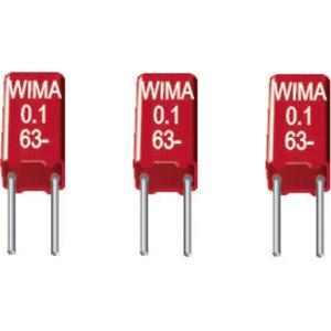 Wima MKS 02 0,015uF 10% 63V RM2,5 1 stuk(s) MKS-foliecondensator Radiaal bedraad 0.015 µF 63 V/DC 10 % 2.5 mm (l x b x h) 4.6 x 2.5 x 7 mm