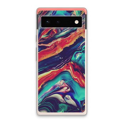 Chameleon Sun: Google Pixel 6 Transparant Hoesje
