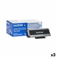 Toner Brother TN3130 Zwart (3 Stuks)