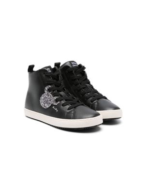 Geox Kids x Disney baskets montantes Kalispera Mickey - Noir