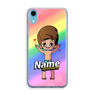 Chibi Maker man: iPhone XR Transparant Hoesje