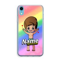 Chibi Maker man: iPhone XR Transparant Hoesje