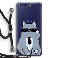 Cool cat: Honor 9 Transparant Hoesje met koord