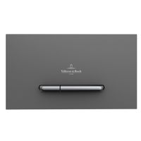 Villeroy & Boch Viconnect bedieningsplaat E300 DF frontbediend 25.3x14.5cm kunststof antrciet/matchroom 922169D8 - thumbnail