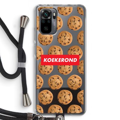 Koekerond: Xiaomi Redmi Note 10 Pro Transparant Hoesje met koord