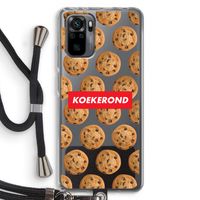 Koekerond: Xiaomi Redmi Note 10 Pro Transparant Hoesje met koord
