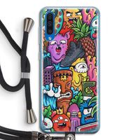 Vexx Mixtape: Samsung Galaxy A50 Transparant Hoesje met koord
