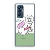 Unicorn: Oppo Find X3 Neo Transparant Hoesje
